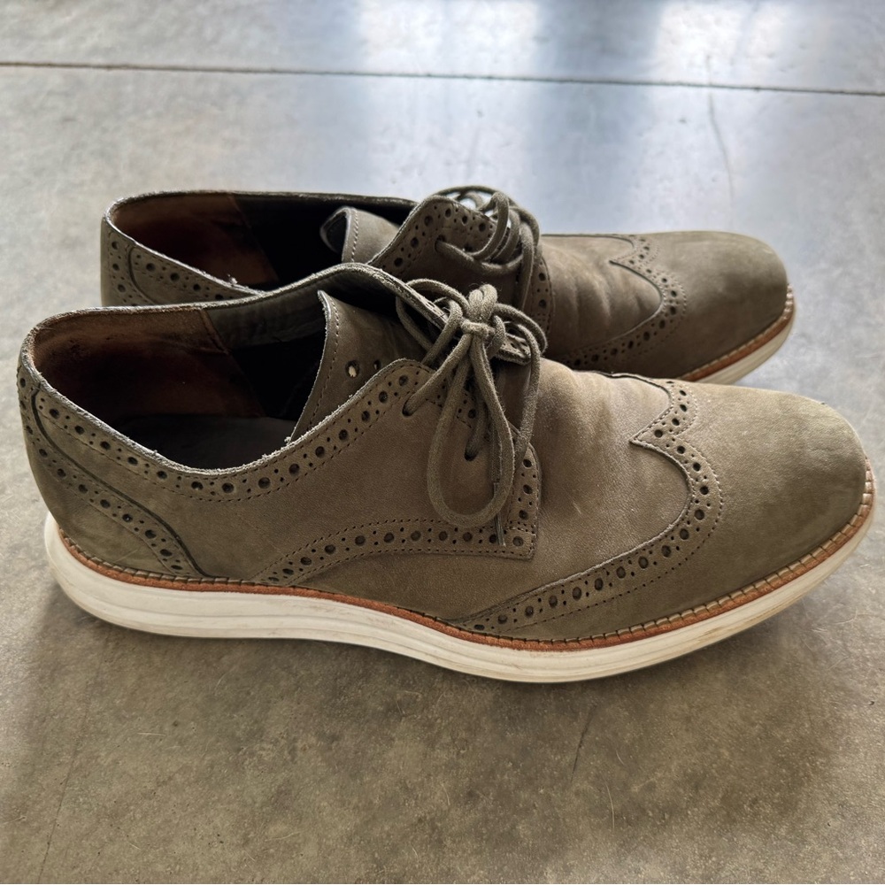 Men's Green Suede Shoes